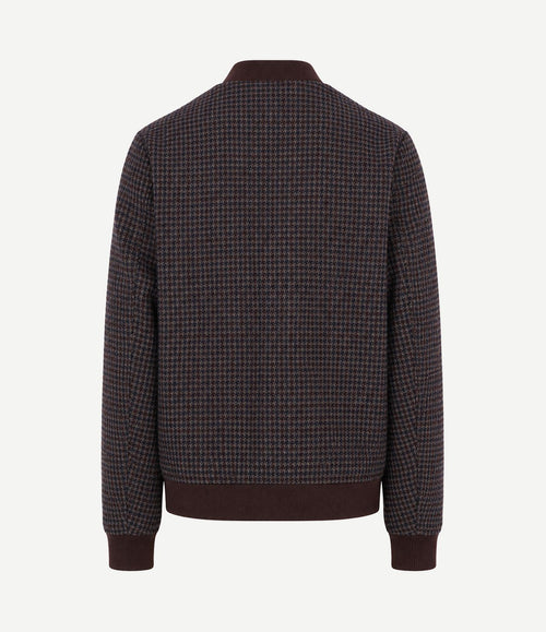 Bomberjack pepita bordeaux