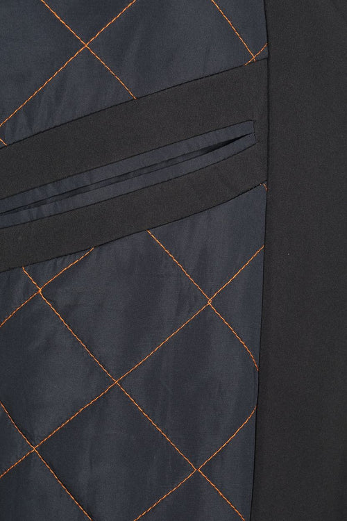Jas hood tech donkerblauw