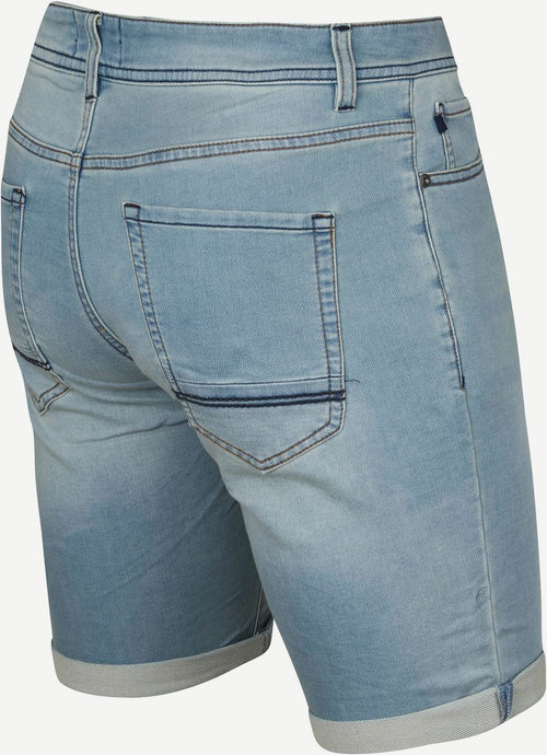 Suitable jelle denim short lichtblauw