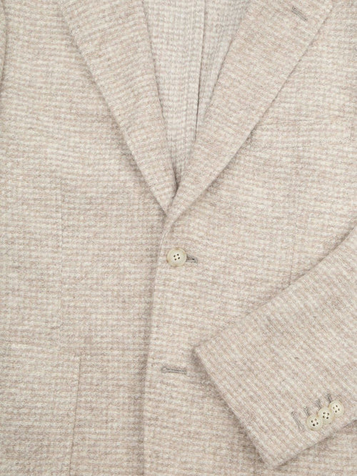 Knitted colbert unlined beige