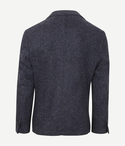 Suitable knitted colbert unlined donkerblauw
