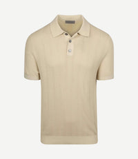 Knitted jacquard polo sand
