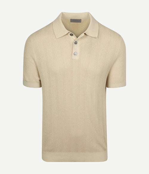 Knitted jacquard polo sand