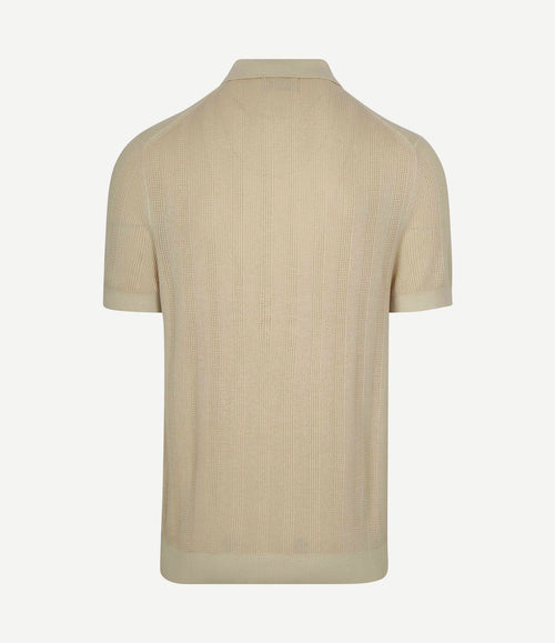 Knitted jacquard polo sand