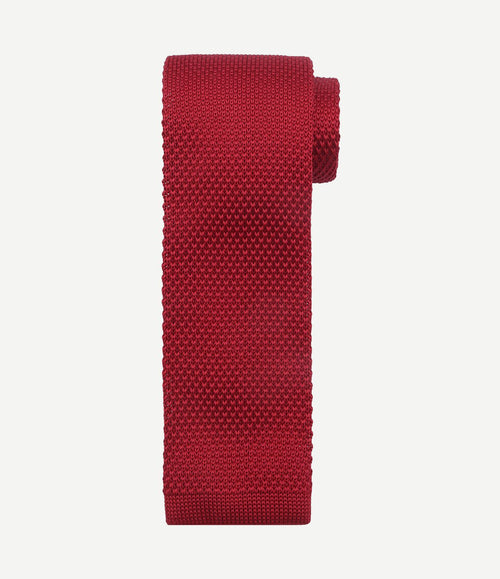 Knitted stropdas rood tk-04