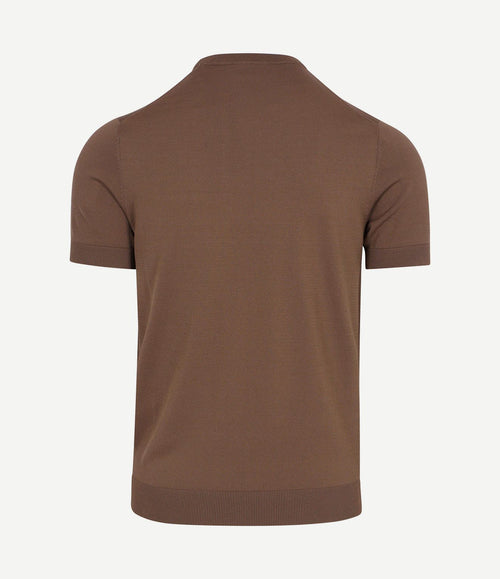 Knitted t-shirt wake tabacco