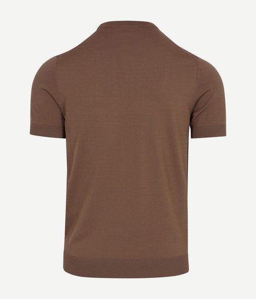 Knitted t-shirt wake tabacco