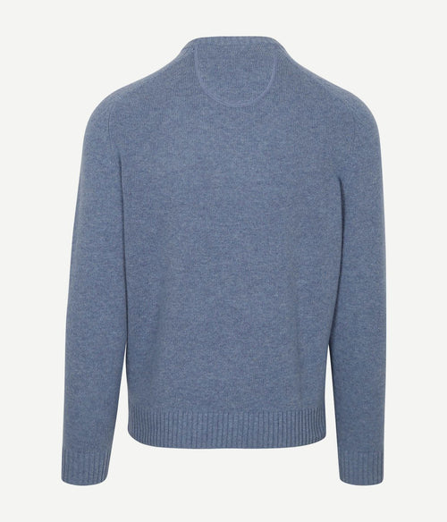 Suitable lamswol trui ronde hals lichtblauw | Regular-fit