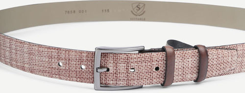 Suitable leren riem mid bruin