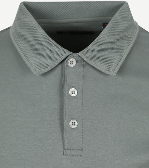 Suitable liquid poloshirt groen | Slim-fit