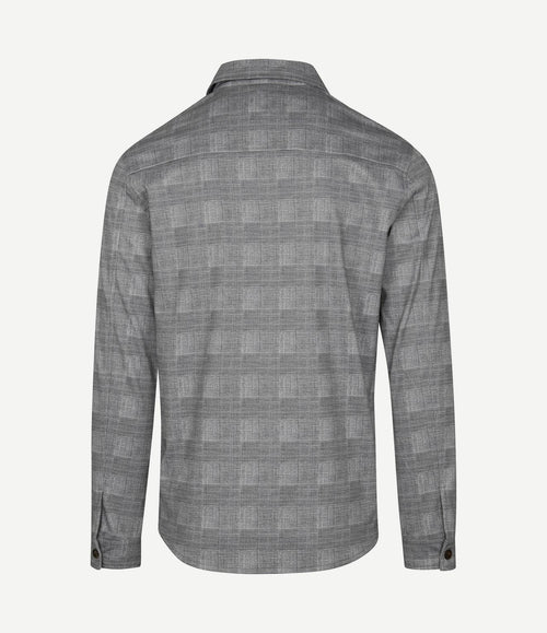 Liv overshirt geruit grijs