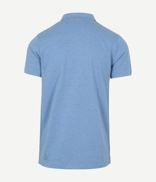 Suitable mang poloshirt blauw | Slim-fit