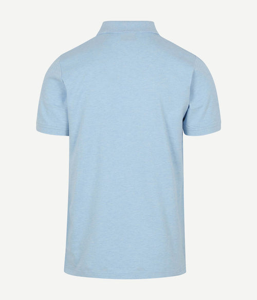 Suitable mang poloshirt lichtblauw | Slim-fit