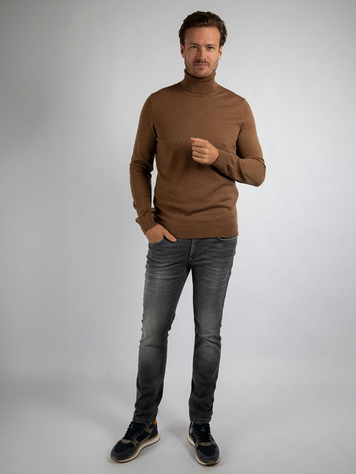 Suitable merino coltrui camel | Slim-fit