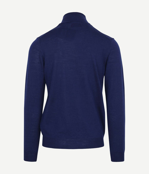Suitable merino coltrui royal blauw | Slim-fit
