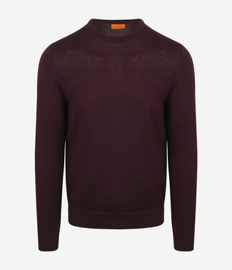 Suitable merino pullover bordeaux