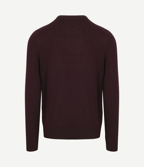 Merino pullover bordeaux