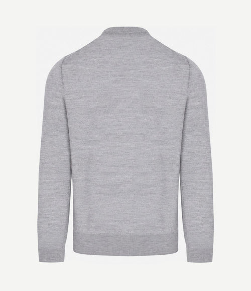 Merino pullover grijs