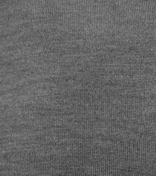 Suitable merino pullover ronde hals antraciet
