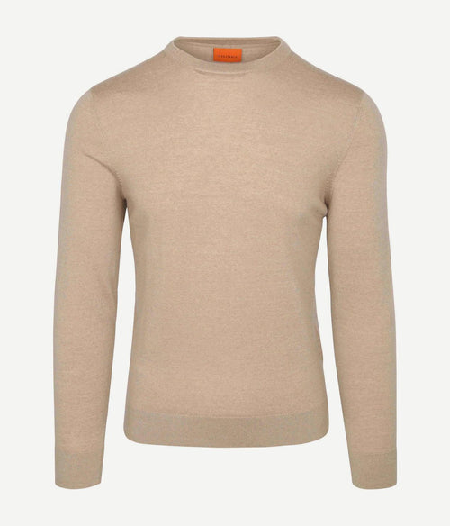 Merino pullover sand