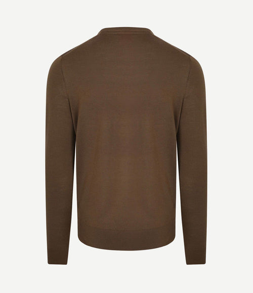 Merino pullover taupe