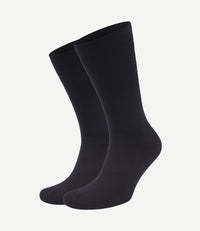 Merino sokken donkerblauw (2-pack)