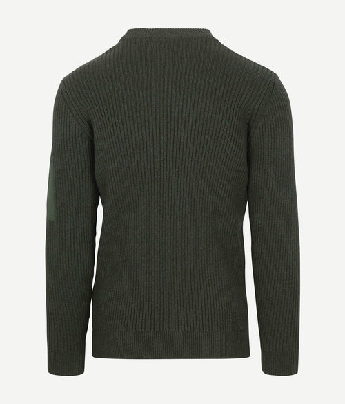 Suitable mou trui donkergroen | Slim-fit