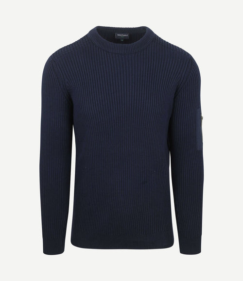 Mou trui donkerblauw