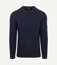 Mou trui donkerblauw