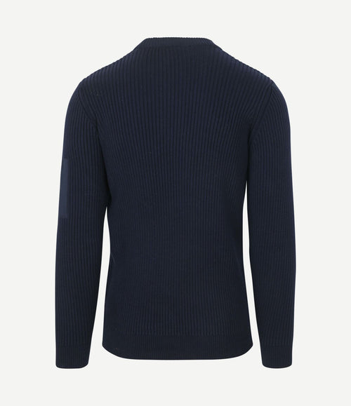 Mou trui donkerblauw