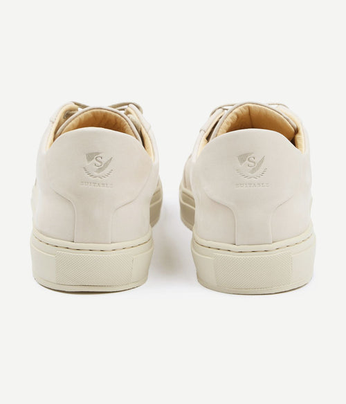 Nubuck skave sneaker beige