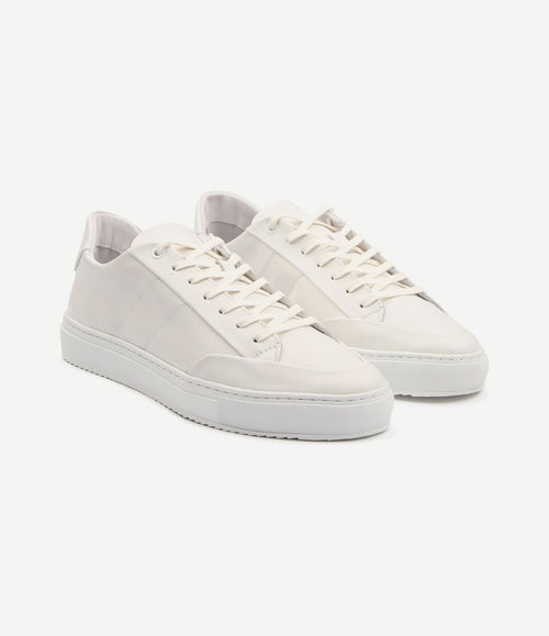 Nubuck skave sneaker wit
