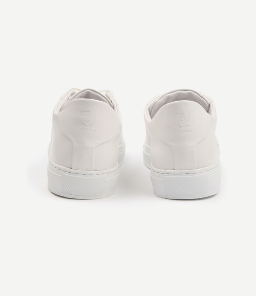 Nubuck skave sneaker wit