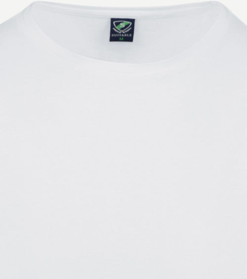 Suitable obambo t-shirt ronde hals wit (2-pack)