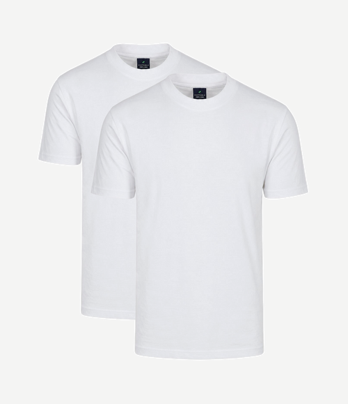 Obrambo t-shirt wit (2-pack)