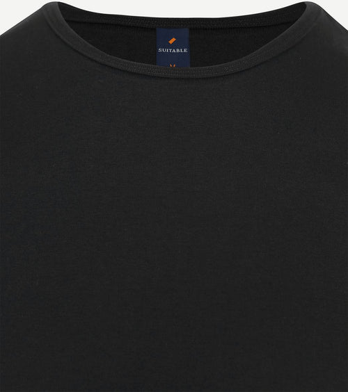 Ota t-shirt o-hals zwart (2-pack)