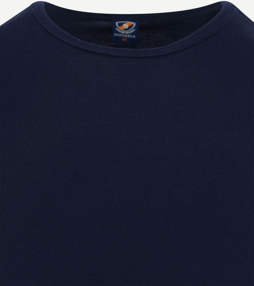 Suitable Ota t-shirt ronde hals donkerblauw (2-pack)