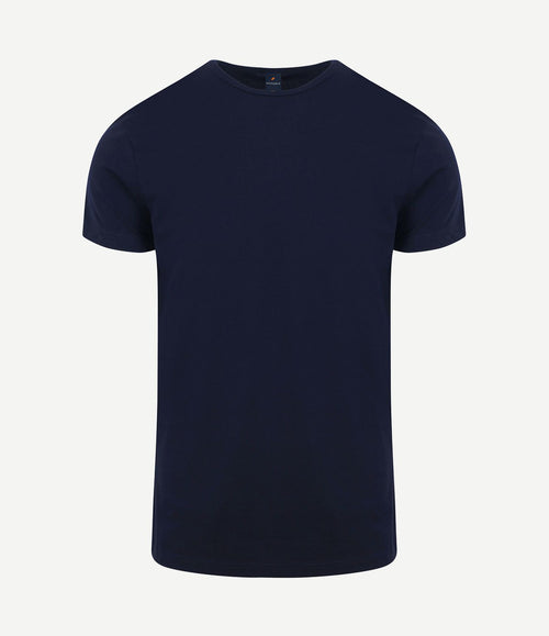Ota t-shirt ronde hals donkerblauw (2-pack)