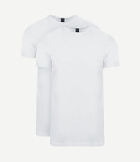 Ota t-shirt ronde hals wit (2-pack)