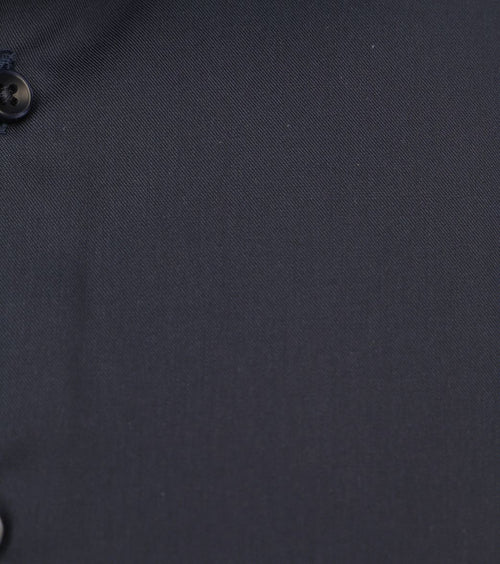 Twill overhemd donkerblauw