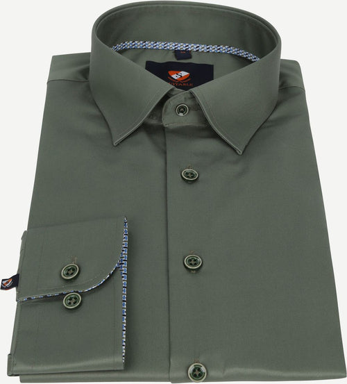 Suitable overhemd 227-7 groen