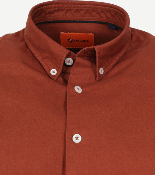 Suitable overhemd bd Oxford rood