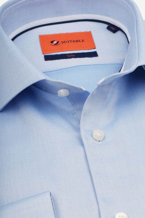 Suitable overhemd blauw dr-04 | Slim-fit