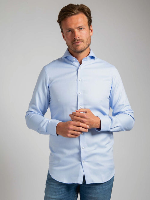 Suitable overhemd blauw dr-04 | Slim-fit