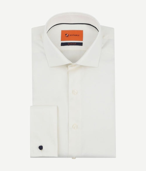 Suitable overhemd ecru | Slim-fit