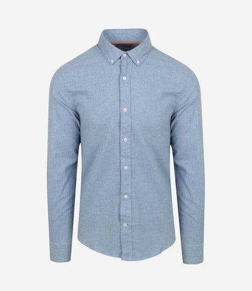 Overhemd flanel lichtblauw