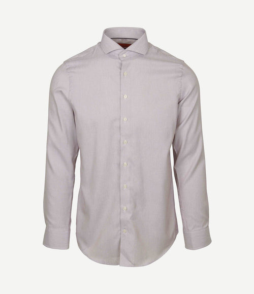 Overhemd jacquard luxe rood