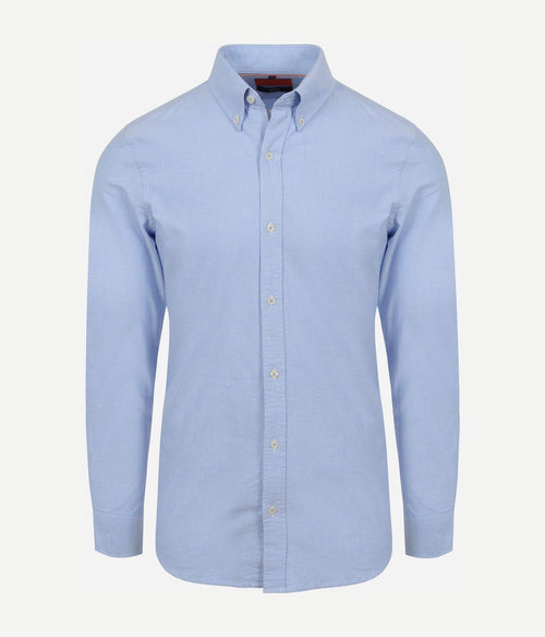 Suitable overhemd Oxford lichtblauw | Slim-fit