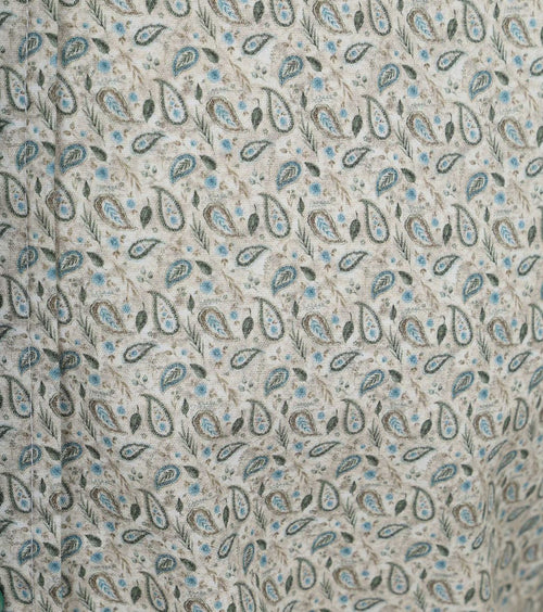 Suitable overhemd paisley groen | Slim-fit