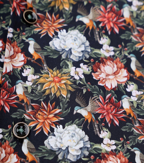 Suitable overhemd print multicolour 267-13 | Slim-fit